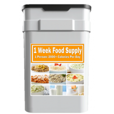 1 Week Emergency Food Supply 1 Person/2000+ Calories Per Day
