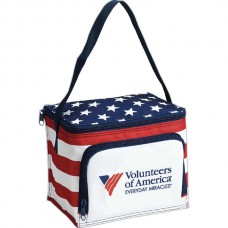 Americana Stars N Stripes 6 Pack Cooler