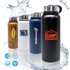 Hydrate 40 oz Stainless Steel Vacuum Bottle