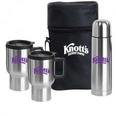 Pacifica Stainless Steel Travel Drinkware Set