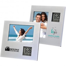 Photo Frame with Two Way Clock