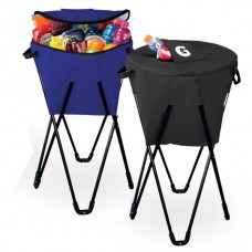 Insulated Beverage Cooler Tub with Stand