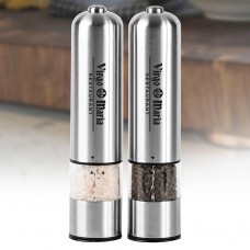 Electric Salt and Pepper Grinder Set