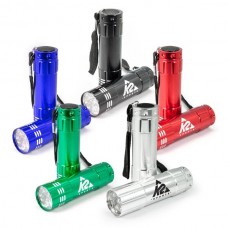 9 LED Flashlight with Strap