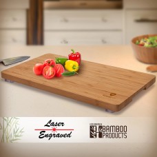 Bamboo Cutting Board with Serving Tray