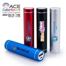 2200 mAh Portable Cylinder USB Power Bank