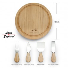 SEVILLE 5PC BAMBOO CHEESE SET