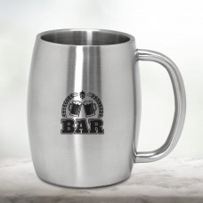 Brussels 14 oz Stainless Steel Beer Mug