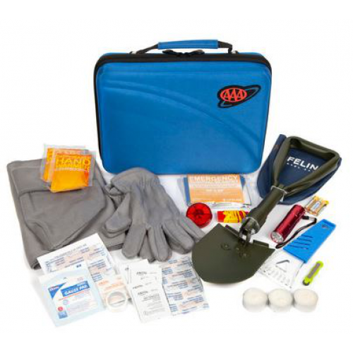winter travel emergency kit