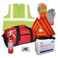 USKITS DOT Hi-Viz Kit with 2.5lb 1A10BC Fire Extinguisher 