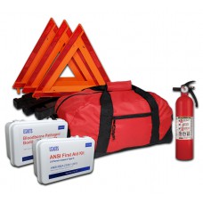 Advanced NEMT DOT OSHA Compliant Kit with 25 Person ANSI First Aid Kit
