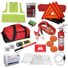 Van and Truck Hazardous Transport Kit with 2.5lb 1A10BC Fire Extinguisher and Explosion Proof Flashlight