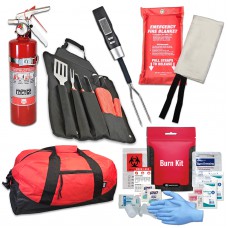 BBQ Fire Safety Kit with Fire Blanket