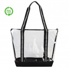 Branded Clear Zippered Tote - Shipping and Imprint Included!