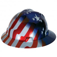 MSA V-Gard® Freedom Series™ Hat, American Stars & Stripes, 1/Each