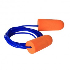 Orange Corded Disposable Foam Earplugs-Box of 100