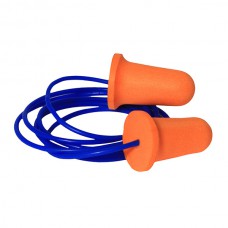 Orange Corded Disposable Foam Earplugs-Box of 200