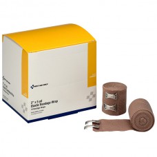 Elastic Bandage w/ 2 Fasteners, 2" x 5 yd, 18 Rolls/Box