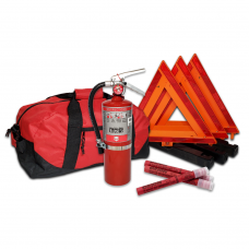USKITS DOT Compliant Truck Kit in Duffel Bag with 5lb 3A40BC Fire Extinguisher