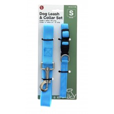 Small Dog Blue Leash & Collar Set - Case of 12